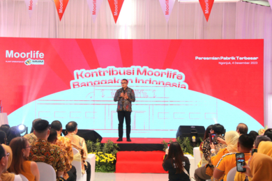 Bapak Kepala Dinas Perindustrian dan Perdagangan Provinsi Jawa Timur, Iwan hadir pada Peresmian Moorlife Plant Operation by MMM Plastic PT Mitramulia Makmur di Kab.Nganjuk (04/12).